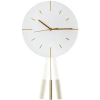 Platinet Wanduhr runde Wanduhr Dämmerung mit geräuschlosem Uhrwerk Quarzmechanismus