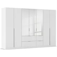 OTTO home Drehtürenschrank Kleiderschrank Schrank Garderobe AGORDO mit Dekor- oder Hochglanzfront (in zwei Griff-Farben, Breiten 91-360 cm) mit Außenschubkästen, in 7 Breiten und 2 Höhen MADE IN GERMANY