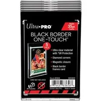 UltraPRO Sammelkarte - 35PT Black Border UV ONE-TOUCH Magnetic Holder (5 count pack)