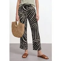 STREET ONE Stoffhose mit allover Print