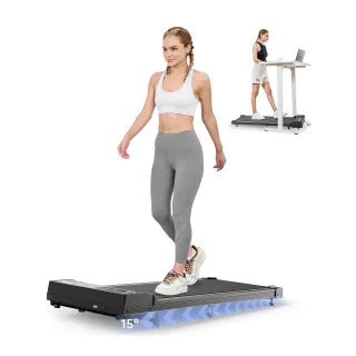 [EU Direct] Formill JAGJOG JT31 Walking Pad Treadmill with 15% Incline - 2.5HP Quiet Motor, Up to 6km/h, LED Display & R