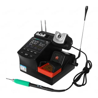 AIFEN A9 Plus Soldering Station 120W Temperature Control 100°C-450°C Anti Splash Cleaner 4 Segment Storage 245 Tips