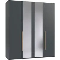Wimex Drehtürenschrank London in den Breiten 180cm, 225cm und 270cm erhältlich, inkl. Spiegel Kleiderschrank wahlweise mit Basic- o. Premium-Ausstattung erhältlich