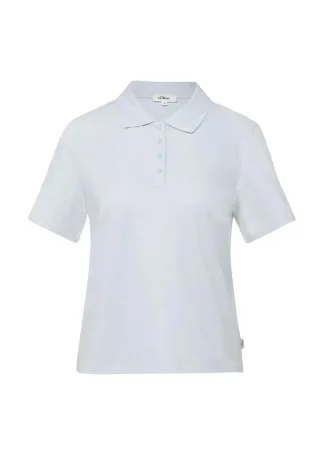 s.Oliver Red Label - Klassisches Kurzarm-Poloshirt weiß - Gr. - 46