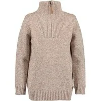 Blue Seven Strickpullover Blue Seven Jungen Pullover Strickpullover Troyer beige (1-tlg)