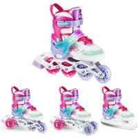 NILS FUN Inlineskates 4 in 1 Inliner Schlittschuhe Rollschuhe 31-34, 35-38 Skates Mermaid