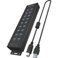 IB-HUB 1720-U3, USB-Hub schwarz
