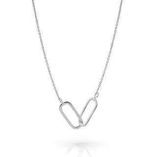 Orphelia 'Rose' Halskette für Damen aus 925er Sterlingsilber – Silber ZK-7561