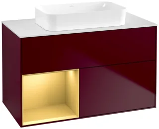Villeroy & Boch Waschtischunterschrank Finion G65 1000x603x501mm Wandbel WT mit., G651HFHB G651HFHB