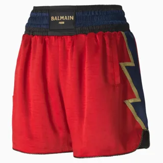 Puma x Balmain Stretch Taille Rote Damen Boxshorts 596887 01