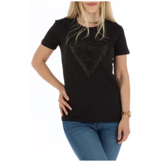 Verziertes Logo T-Shirt mit kurzen Ärmeln