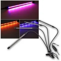 ChiliTec Pflanzenlampe LED Pflanzenlampe "CT-PFL" Rot+Blau 4-fach, blau,rot