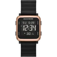 Skechers Chronograph BECKWORTH SR6311, Quarzuhr, Armbanduhr, Damenuhr, Silikonarmband, digital, Stoppfunktion