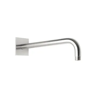 Herzbach spa ix wandarm 350 rosette 70 eckig, Edelstahl matt gebürstet, 17.960350.2.09 17.960350.2.09
