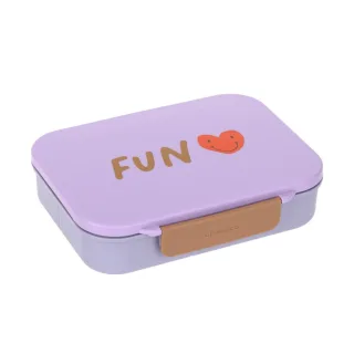 Lässig Brotdose, Bento Lunchbox Little Gang, Heart Lilac