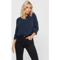 ONLY 3/4-Arm-Shirt ONLGLAMOUR 3/4 TOP JRS NOOS Materialmix, loose fit