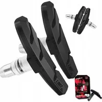 VERK GROUP Bremsbelag Fahrrad Bremsbeläge V‑Brake 55/70 mm Bremsschuhe Bremsklötze (Packung, Paar), 2 Größen, V‑Brake passend