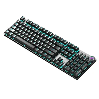 AULA F2088Air Tri-mode Mechanical Keyboard with Knob 104 Keys Hot-swappable 3000mAh Rechargeable 2.4G/bluetooth/Wired Ga