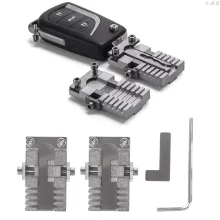 Universal Key Clamping Fixture Duplicating Cutting Machine Stainless Steel Precision Cutting for Car and Door Key Copy T