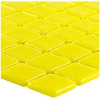 Mosafil Mosaikfliesen Glas Pool Schwimmbad Mosaik Pixley Gelb, Ecoglas 31.600x31.600, gelb, Wasserfest