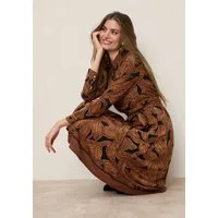 Tamaris Hemdblusenkleid mit tailliertem Bindeband und Blumenmuster aus Viskose