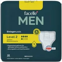 facelle Inkontinenz-Einlage MEN Level 2, 5, 10-St., Saugstärke 5