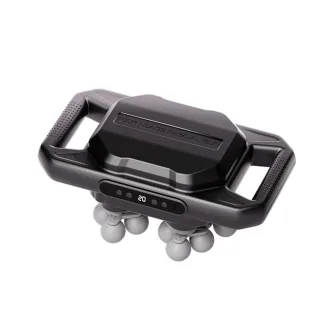 18-Head Fascia Gun Muscle Massager 20 Speed Levels Deep Tissue Percussion Therapy 2000mAh for Body Recovery Fitness Enth
