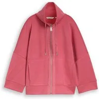 TOM TAILOR Sweater Sweatjacket scuba cozy pink