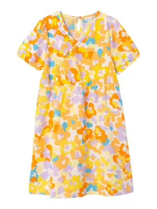NAME IT - NKFHIMLA SS DRESS mock orange - Gr. - 164