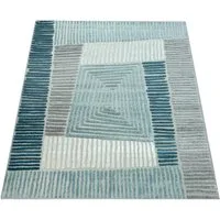 Paco Home Teppich Stilo 850, rechteckig, Höhe: 12 mm, In- und Outdoor geeignet, Wohnzimmer