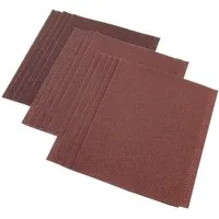 varivendo Schleifpapier 15 er Set Schleifpapier Aluminiumoxid 230/280, (Set, 15 St., Schleifpapier), Schleifbogen Schleifstreifen Schmirgelpapier Sandpapier Schleifmittel