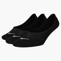 Nike Funktionssocken 3PPK WOMEN'S LIGHTWEIGHT FOOTIE für Fitness und sportive Aktivitäten, leichtes Footie-Design