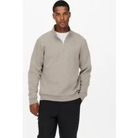 ONLY & SONS Sweatshirt ONSCERES HALF ZIP SWEAT Baumwollmischung, regular fit
