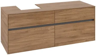 Villeroy & Boch Waschtischunterschrank Collaro C10100 1400x548x500mm Kansas Oak C10100RH