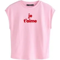 Next T-Shirt Körpernahes T-Shirt mit Rundhalsausschnitt (1-tlg)