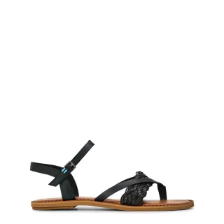 Damen Toms Sandale in Schwarz
