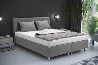 Polsterbett Schlafzimmerbett MADIN 160x200cm Komplettset