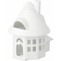 Räder Design Teelichthalter Lichthaus Reetdachturm