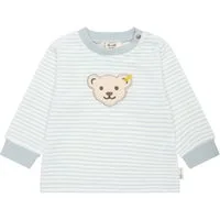 Steiff Sweatshirt Sweatshirt GOTS Baby Wellness lässig mit Teddykopf