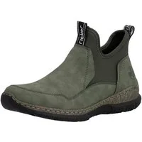 Rieker Schlupfboots Slipper, Slip-on Sneaker, Stiefelette mit MemoSoft-Innensohle