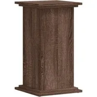 vidaXL Blumenständer Pflanzenständer Braun Eichen-Optik 33 x 33 x 60 cm (1 St)