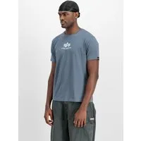 Alpha Industries Rundhalsshirt Basic T ML Baumwolle, regular fit