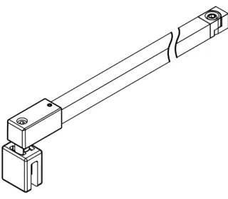 HSK Ersatzteile Stabilisationsbügel komplett, Brushed Copper, E100340-5-282 E100340-5-282