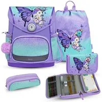 Belmil Schulranzen Compact Plus Schulranzen-Set 5-tlg