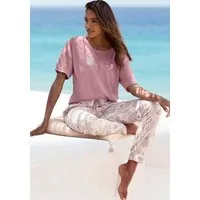 Vivance Dreams by Lascana Pyjama (Set, 2 tlg) Allover-Druck