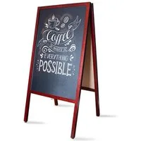 Karat Standtafel Kundenstopper Kreidetafel, Stopper, 2 Größen, 2 Farben, pflegeleicht