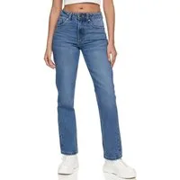 REPUBLIX Loose-fit-Jeans Madeline Damen Mid Waist Loose-fit Denim Jeans Basic