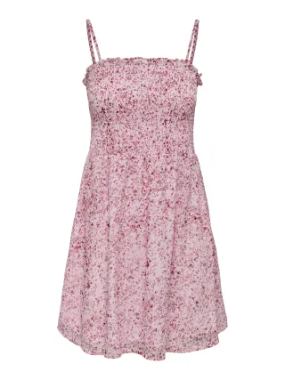 ONLY - ONLELIZA ANIKA STRING SHORT DRESS CS WVN Pale Lilac - Gr. - L