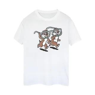Disney - "Chip 'n Dale Glasses" T-Shirt für Damen (Weiß)