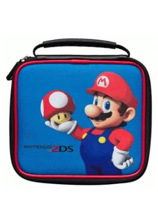 Nintendo 2DS Tasche [Mario Edition] blau/schwarz